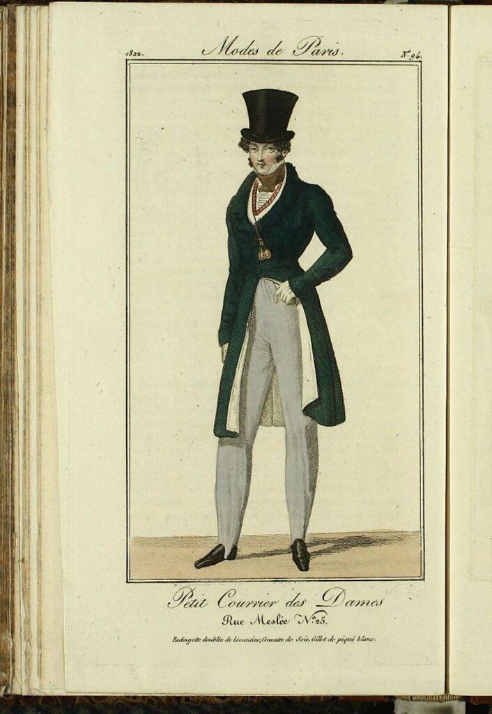 Miniatura de Petit Courrier des Dames : annonces des modes, des nouveautés et des arts del 25 de Noviembre de 1822