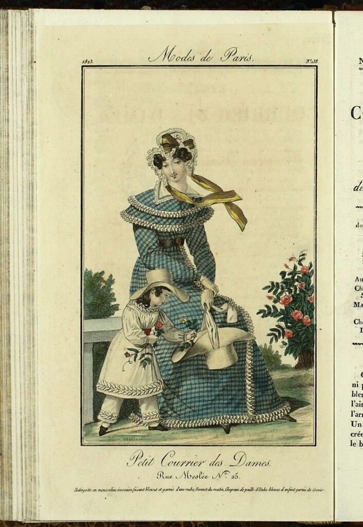 Miniatura de Petit Courrier des Dames : annonces des modes, des nouveautés et des arts del 5 de Junio de 1823