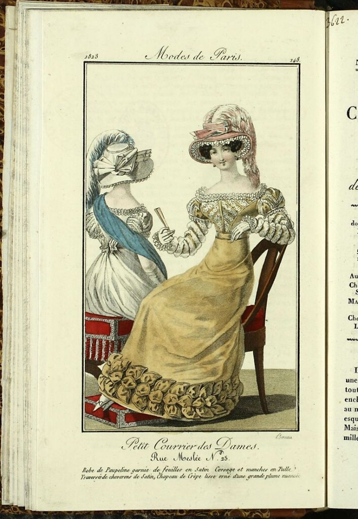 Miniatura de Petit Courrier des Dames : annonces des modes, des nouveautés et des arts del 20 de Julio de 1823.