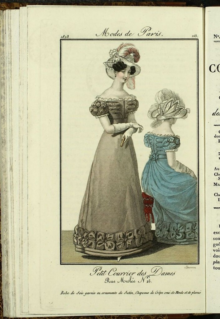 Miniatura de Petit Courrier des Dames : annonces des modes, des nouveautés et des arts del 10 de Agosto de 1823.