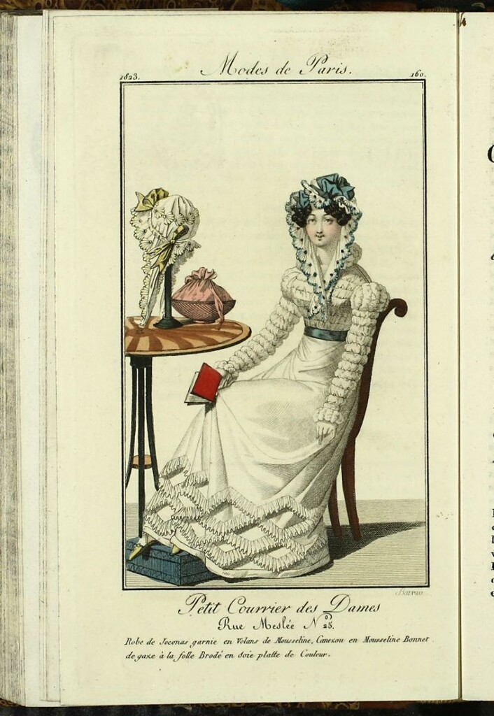 Miniatura de Petit Courrier Des Dames del 10 de septiembre de 1823.