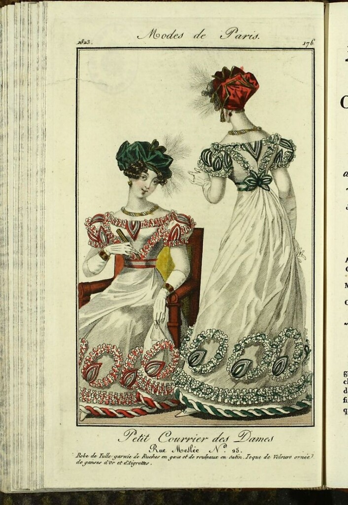 Miniatura de Petit Courrier Des Dames del 20 de noviembre de 1823.