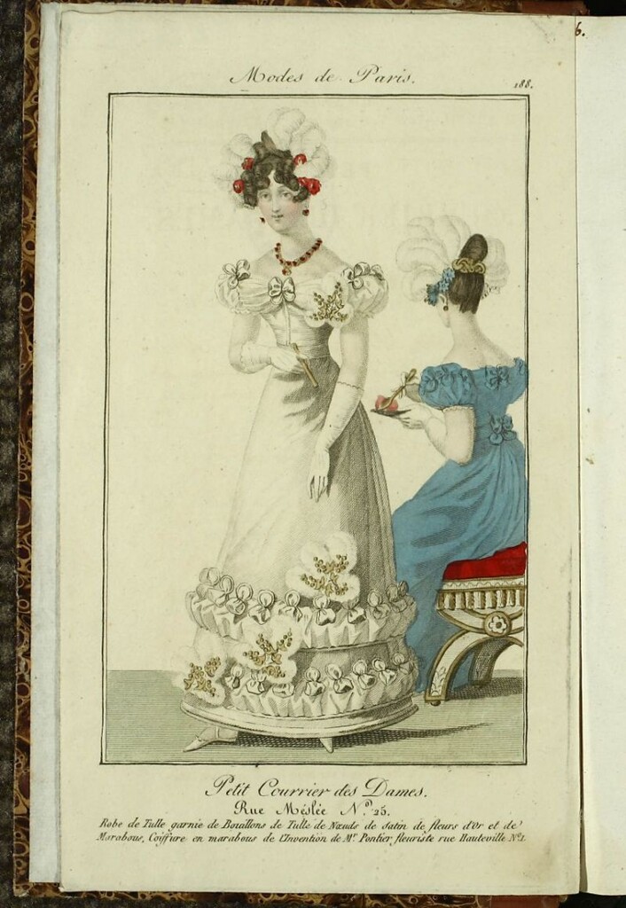 Miniatura de Petit Courrier des Dames : annonces des modes, des nouveautés et des arts del 5 de Enero de 1824