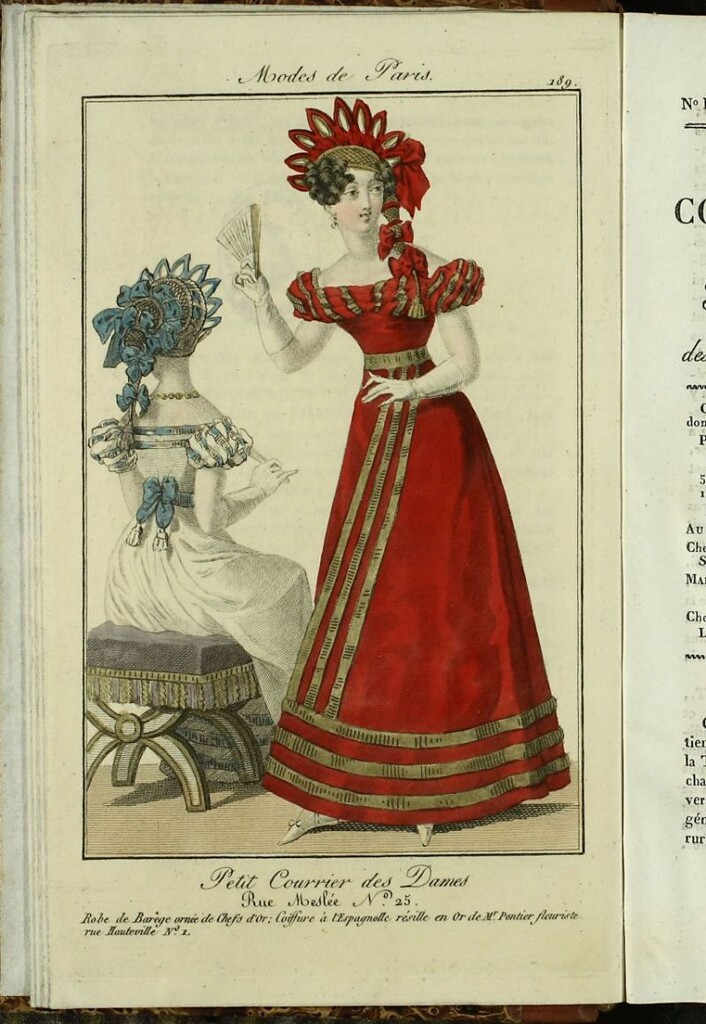 Miniatura de Petit Courrier des Dames : annonces des modes, des nouveautés et des arts del 10 de Enero de 1824