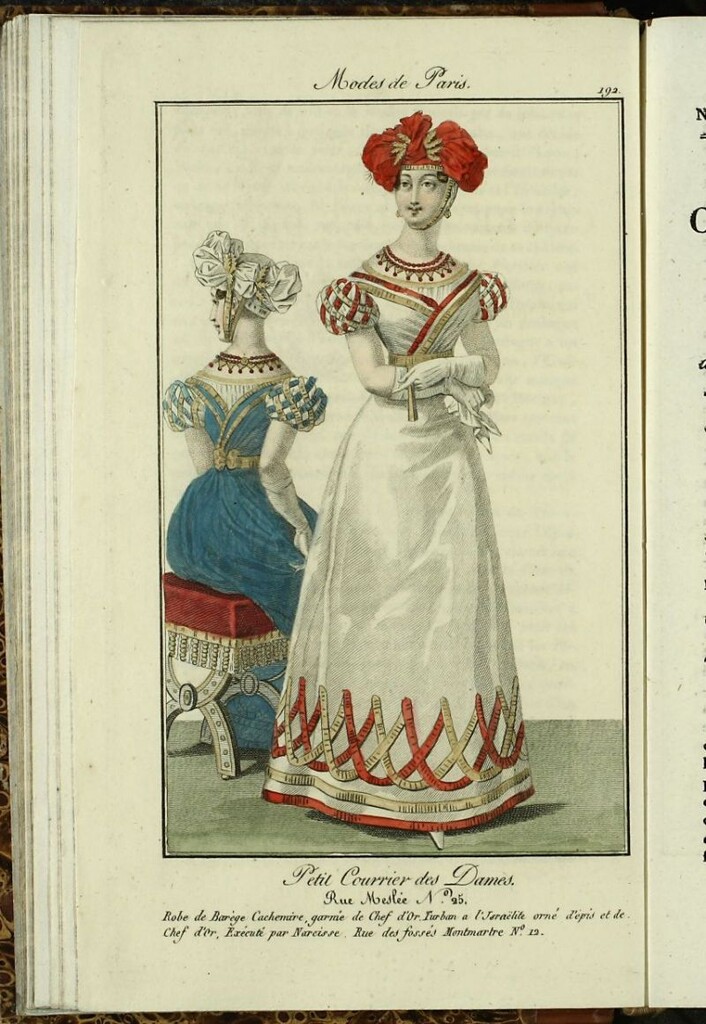Miniatura de Petit Courrier des Dames : annonces des modes, des nouveautés et des arts del 25 de Enero de 1824