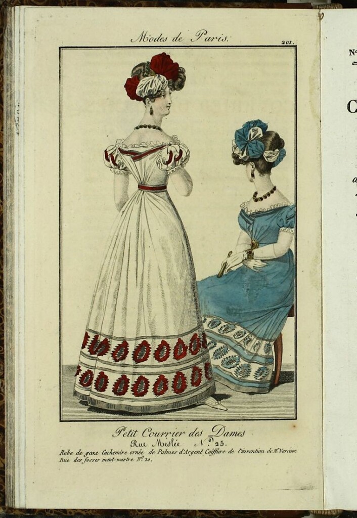 Miniatura de Petit Courrier des Dames : annonces des modes, des nouveautés et des arts del 29 de Febrero de 1824