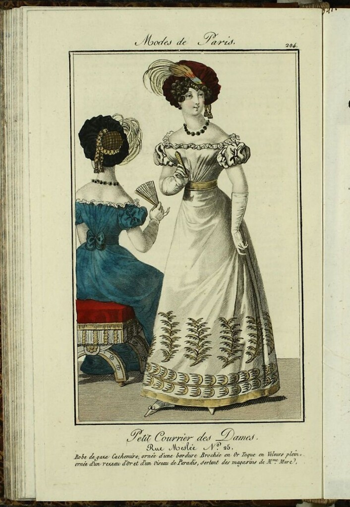 Miniatura de Petit Courrier des Dames : annonces des modes, des nouveautés et des arts del 15 de Marzo de 1824