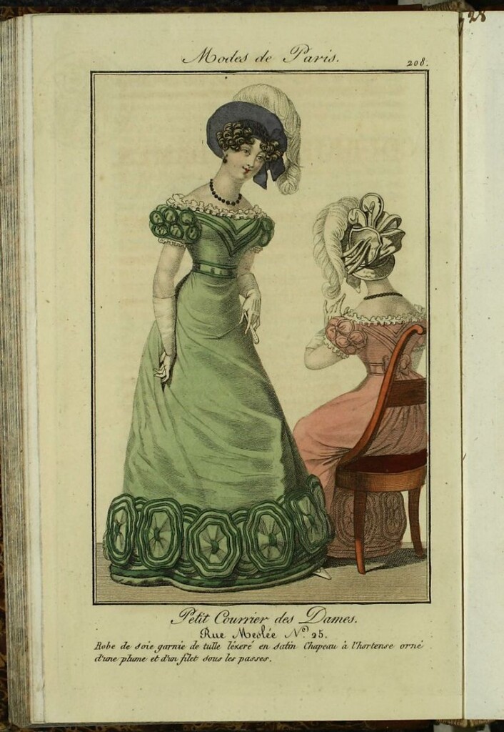 Miniatura de Petit Courrier des Dames : annonces des modes, des nouveautés et des arts del 30 de Marzo de 1824