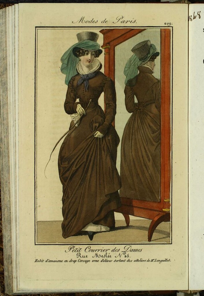 Miniatura de Petit Courrier des Dames : annonces des modes, des nouveautés et des arts del 5 de Abril de 1824