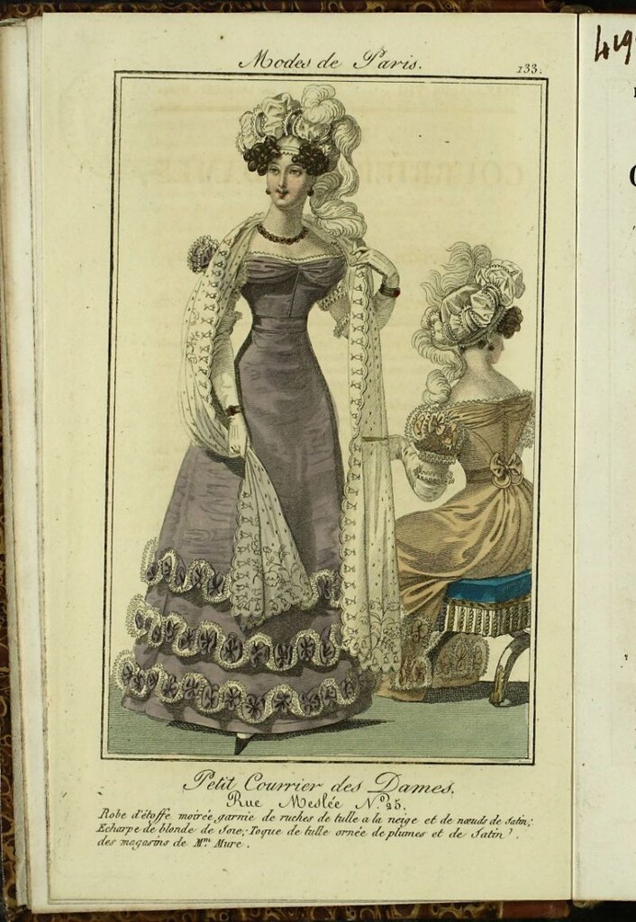 Miniatura de Petit Courrier des Dames : annonces des modes, des nouveautés et des arts del 20 de Julio de 1824