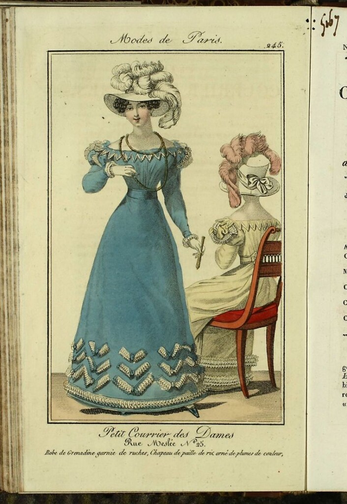 Miniatura de Petit Courrier Des Dames del 10 de septiembre de 1824