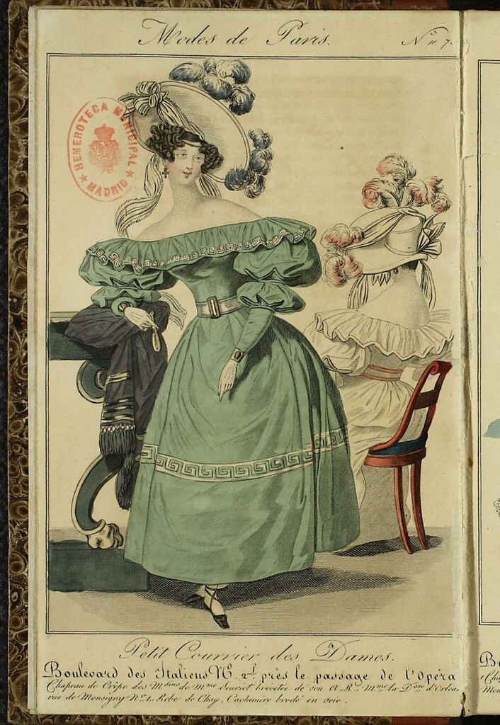 Miniatura de Petit Courrier des Dames : annonces des modes, des nouveautés et des arts del 5 de Julio de 1830