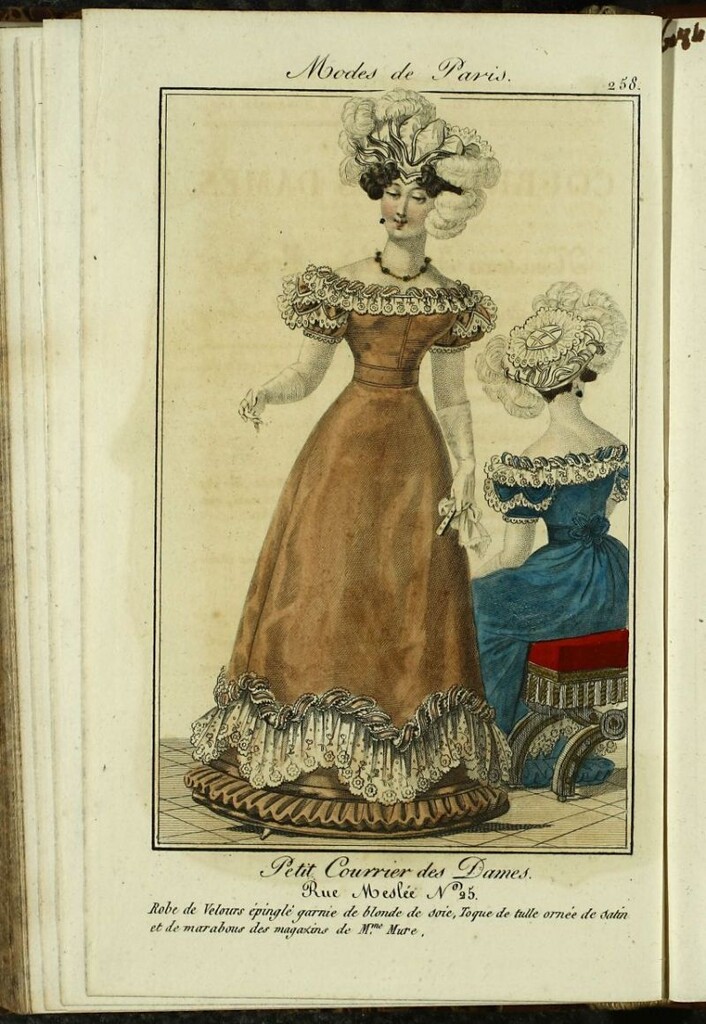 Miniatura de Petit Courrier des Dames : annonces des modes, des nouveautés et des arts del 5 de Noviembre de 1824
