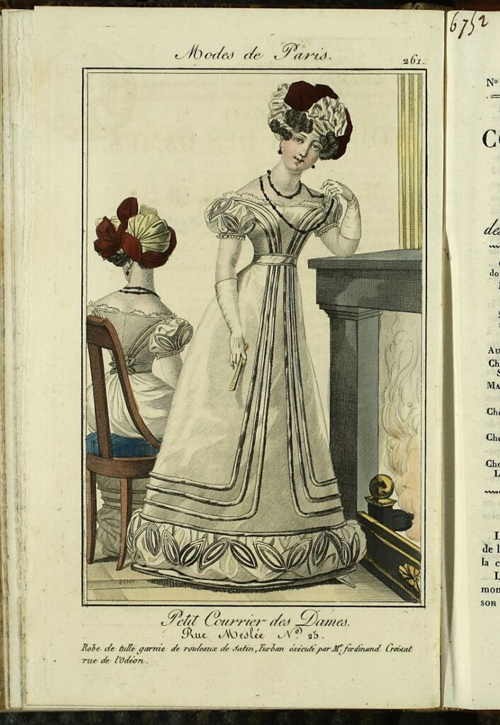 Miniatura de Petit Courrier Des Dames del 20 de noviembre de 1824
