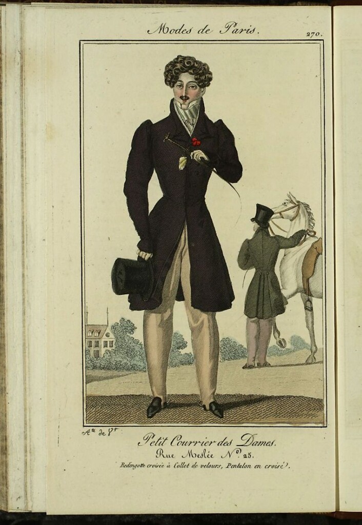 Miniatura de Petit Courrier Des Dames del 31 de diciembre de 1824