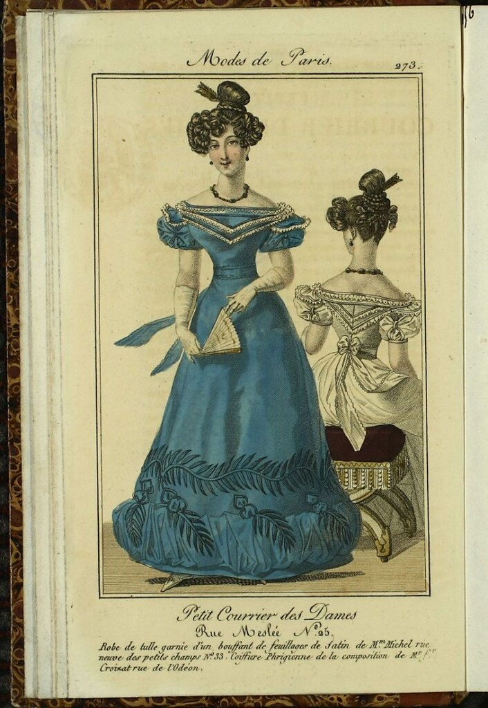 Miniatura de Petit Courrier des Dames : annonces des modes, des nouveautés et des arts del 10 de Enero de 1825