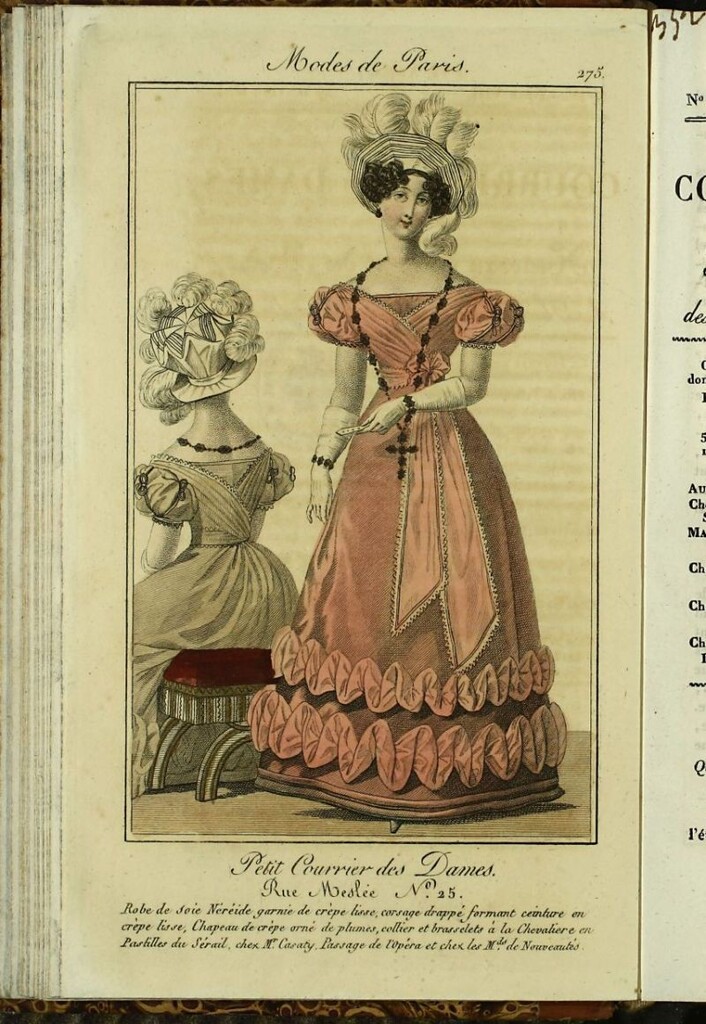 Miniatura de Petit Courrier des Dames : annonces des modes, des nouveautés et des arts del 20 de Enero de 1825
