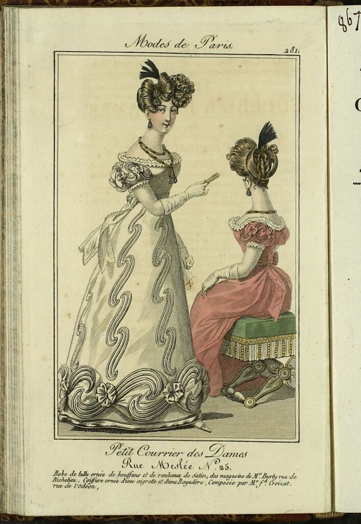 Miniatura de Petit Courrier des Dames : annonces des modes, des nouveautés et des arts del 15 de Febrero de 1825