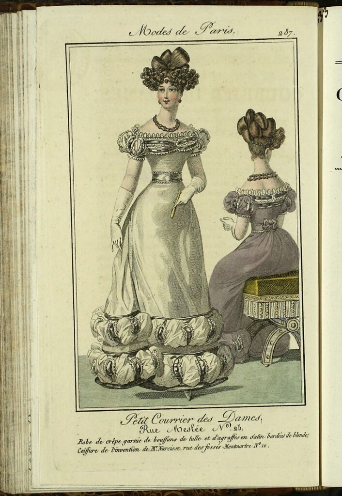 Miniatura de Petit Courrier des Dames : annonces des modes, des nouveautés et des arts del 10 de Marzo de 1825