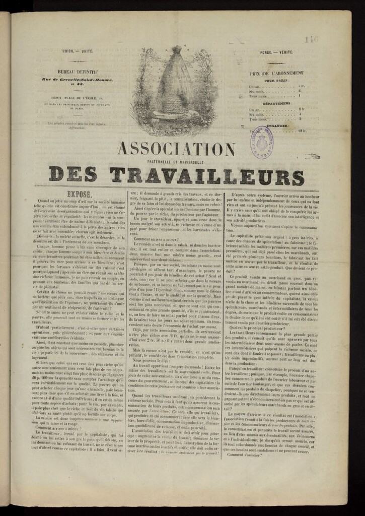 Miniatura de Association fraternelle et universelle des travailleurs