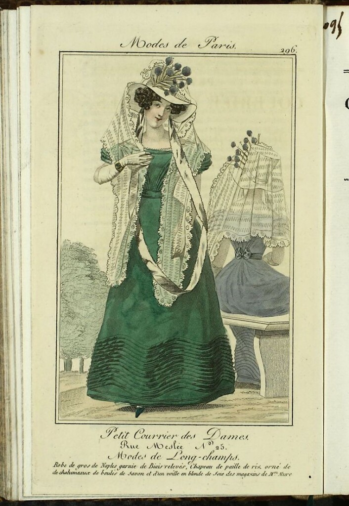Miniatura de Petit Courrier des Dames : annonces des modes, des nouveautés et des arts del 20 de Abril de 1825