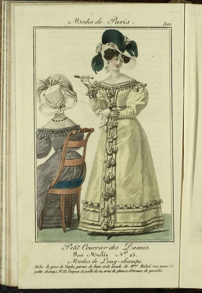Miniatura de Petit Courrier des Dames : annonces des modes, des nouveautés et des arts del 15 de Mayo de 1825