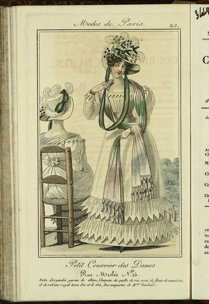 Miniatura de Petit Courrier des Dames : annonces des modes, des nouveautés et des arts del 30 de Junio de 1825