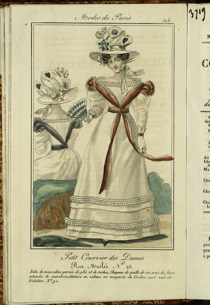 Miniatura de Petit Courrier des Dames : annonces des modes, des nouveautés et des arts del 15 de Julio de 1825.