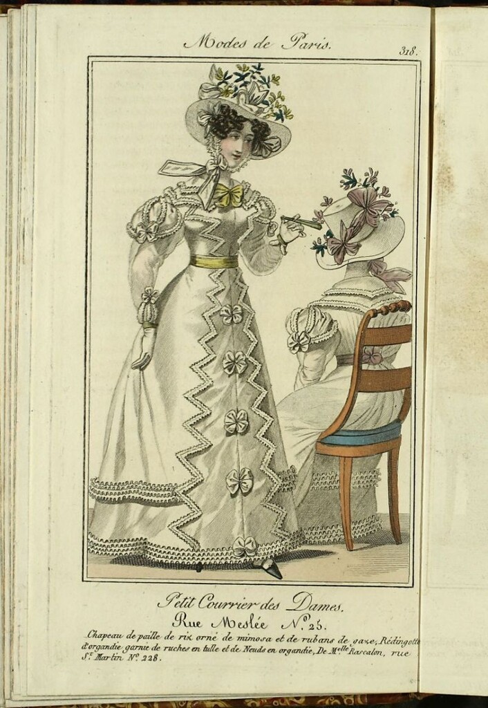Miniatura de Petit Courrier des Dames : annonces des modes, des nouveautés et des arts del 20 de Julio de 1825.