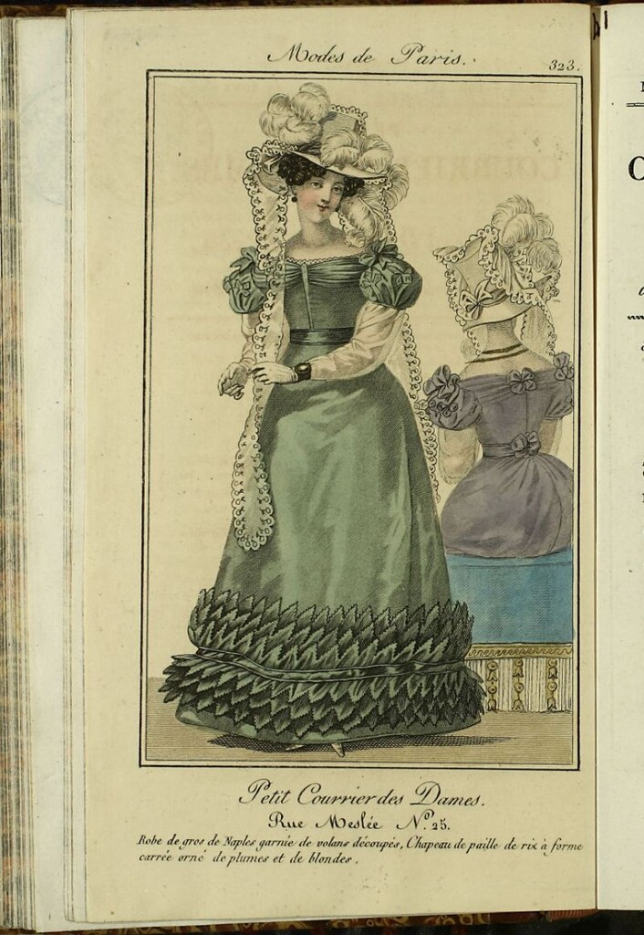 Miniatura de Petit Courrier des Dames : annonces des modes, des nouveautés et des arts del 15 de Agosto de 1825.