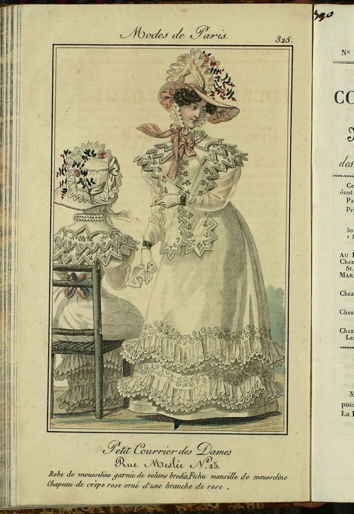 Miniatura de Petit Courrier des Dames : annonces des modes, des nouveautés et des arts del 25 de Agosto de 1825.