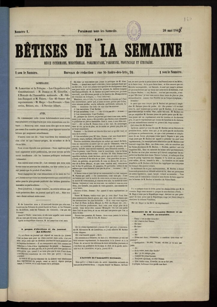 Miniatura de Les Bêtises de la Semaine