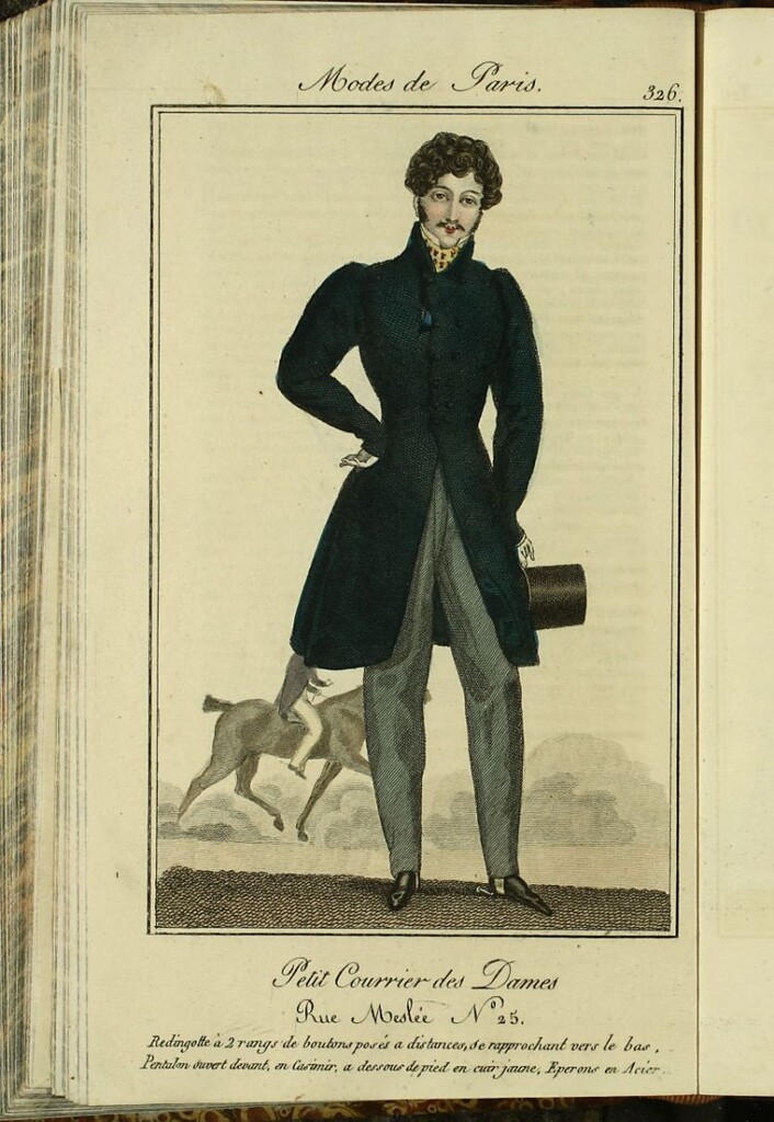 Miniatura de Petit Courrier des Dames : annonces des modes, des nouveautés et des arts del 5 de Octubre de 1825.
