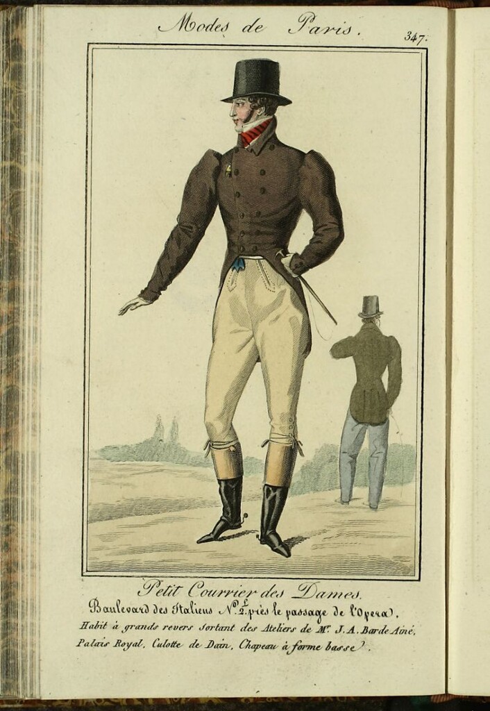 Miniatura de Petit Courrier des Dames : annonces des modes, des nouveautés et des arts del 31 de Octubre de 1825.