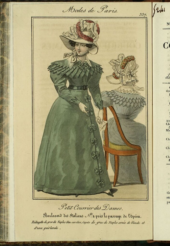 Miniatura de Petit Courrier Des Dames del 10 de noviembre de 1825.