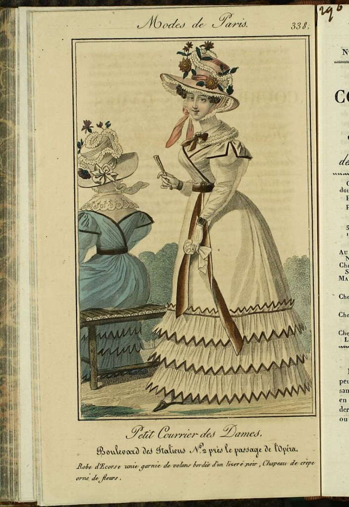 Miniatura de Petit Courrier Des Dames del 15 de noviembre de 1825.