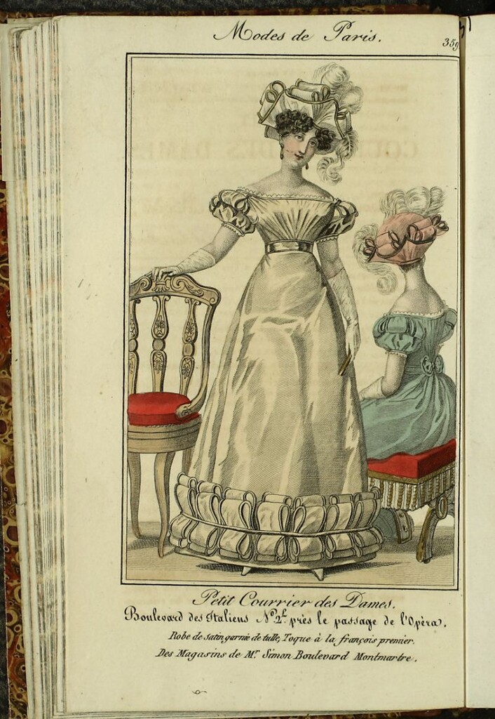 Miniatura de Petit Courrier des Dames : annonces des modes, des nouveautés et des arts del 20 de Enero de 1826.