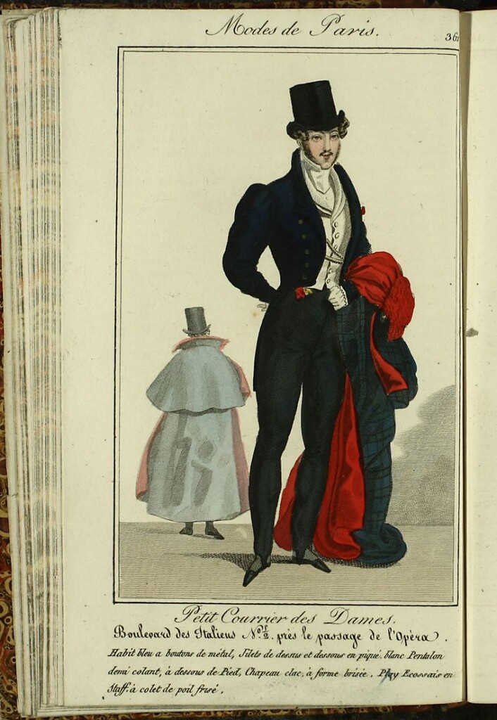 Miniatura de Petit Courrier des Dames : annonces des modes, des nouveautés et des arts del 25 de Enero de 1826.