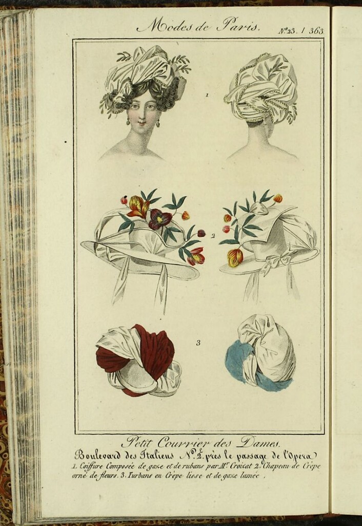Miniatura de Petit Courrier des Dames : annonces des modes, des nouveautés et des arts del 5 de Febrero de 1826.