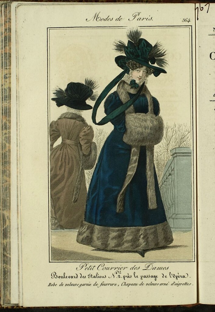 Miniatura de Petit Courrier des Dames : annonces des modes, des nouveautés et des arts del 10 de Febrero de 1826.