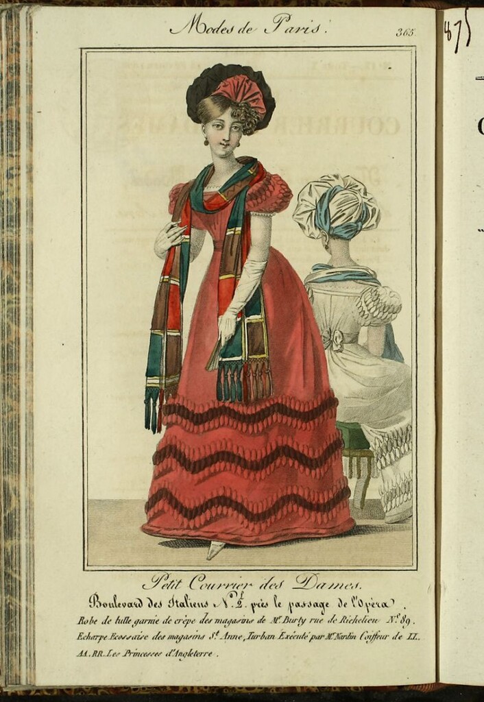 Miniatura de Petit Courrier des Dames : annonces des modes, des nouveautés et des arts del 15 de Febrero de 1826.