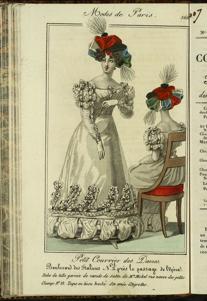 Miniatura de Petit Courrier des Dames : annonces des modes, des nouveautés et des arts del 20 de Febrero de 1826.