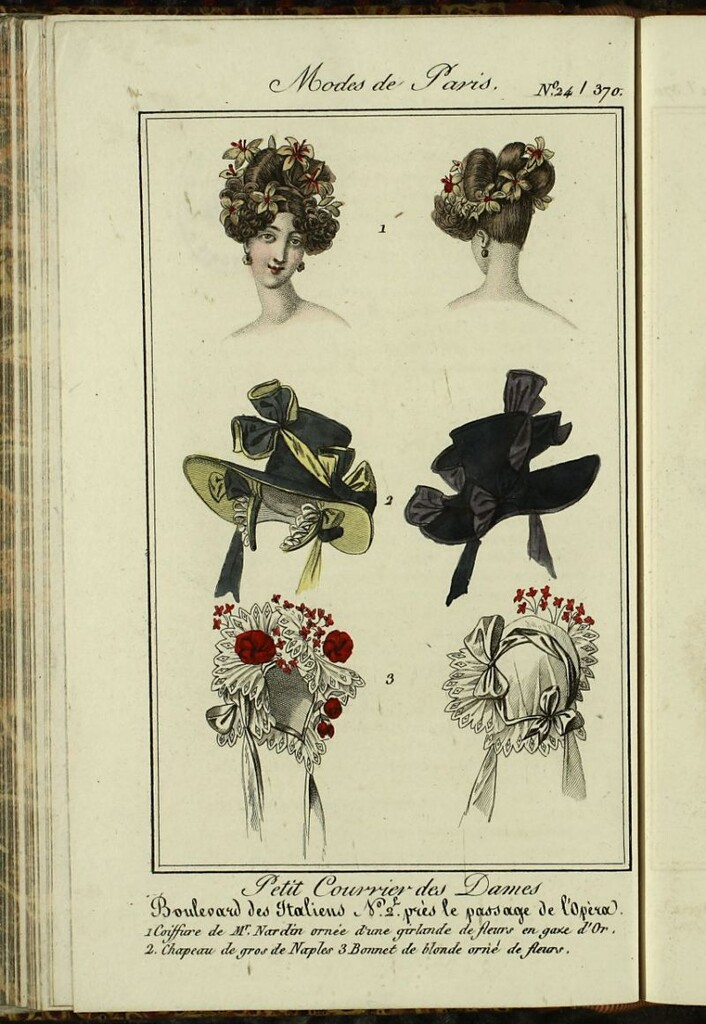 Miniatura de Petit Courrier des Dames : annonces des modes, des nouveautés et des arts del 5 de Marzo de 1826.