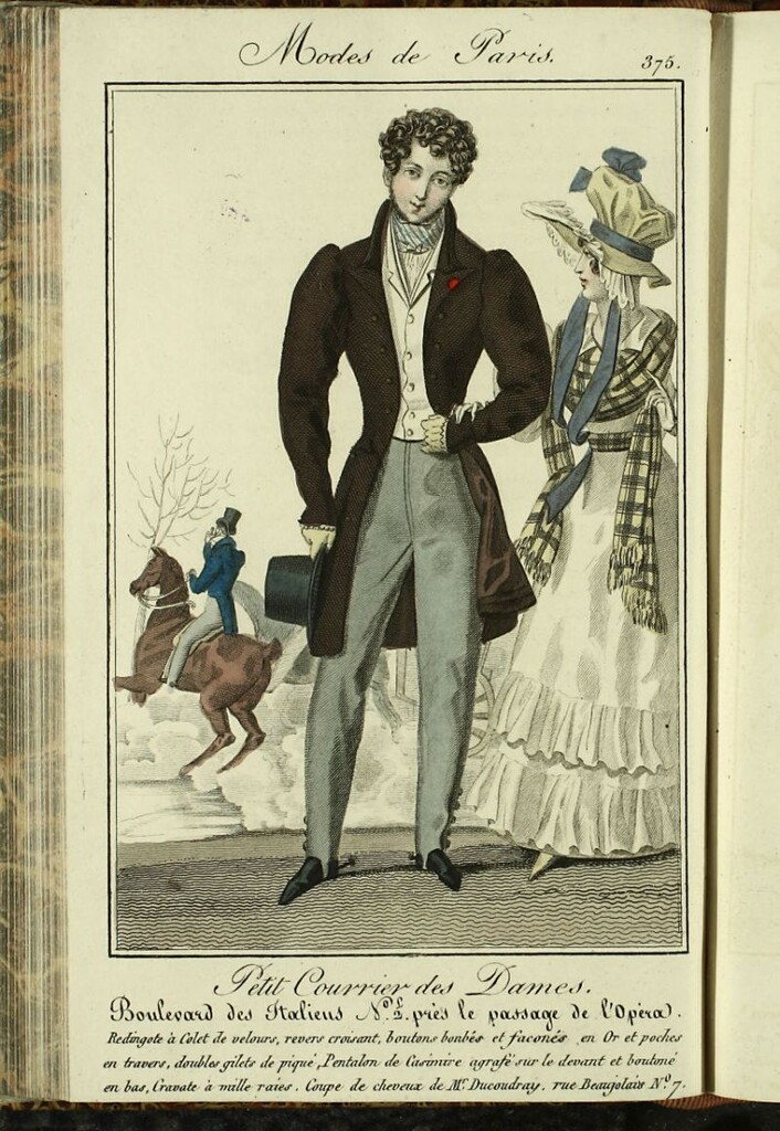 Miniatura de Petit Courrier des Dames : annonces des modes, des nouveautés et des arts del 25 de Marzo de 1826.