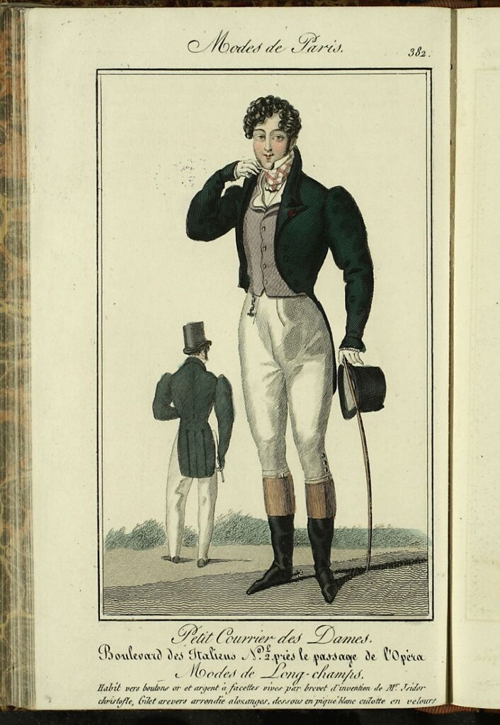 Miniatura de Petit Courrier des Dames : annonces des modes, des nouveautés et des arts del 25 de Abril de 1826.
