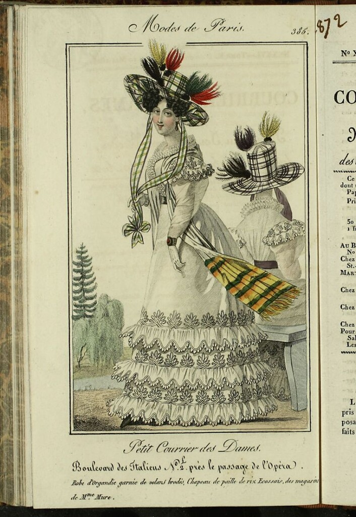 Miniatura de Petit Courrier des Dames : annonces des modes, des nouveautés et des arts del 10 de Mayo de 1826.