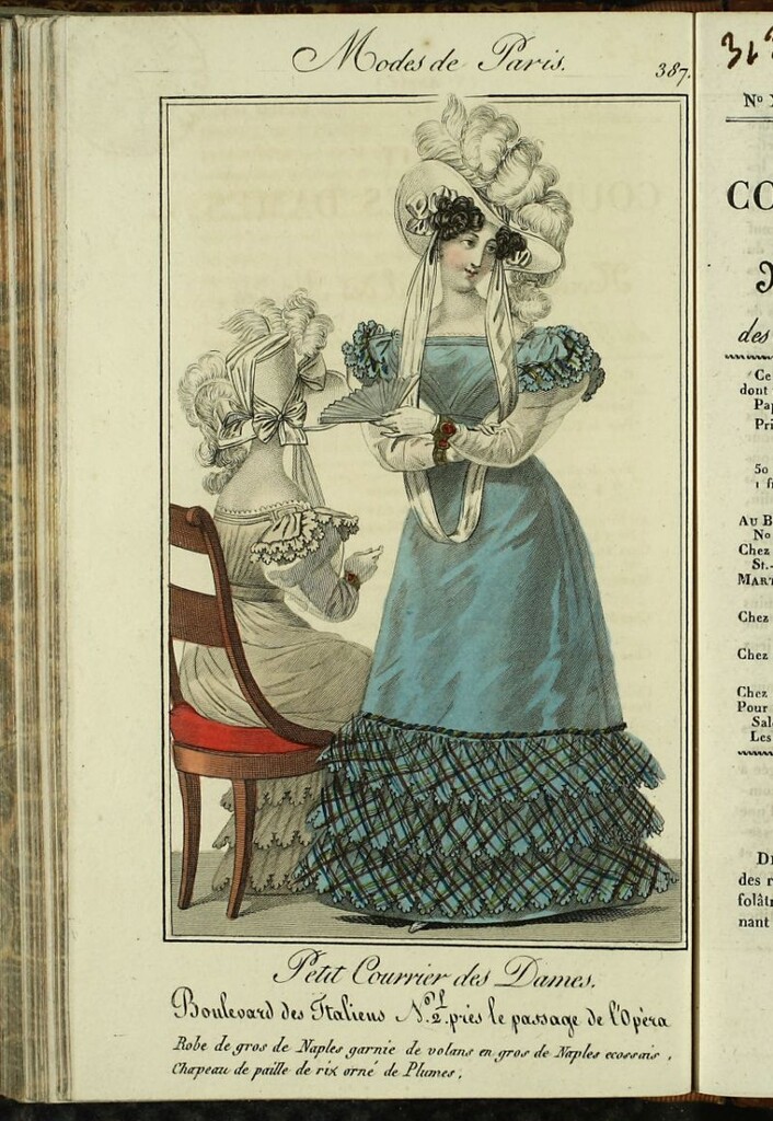 Miniatura de Petit Courrier des Dames : annonces des modes, des nouveautés et des arts del 20 de Mayo de 1826.