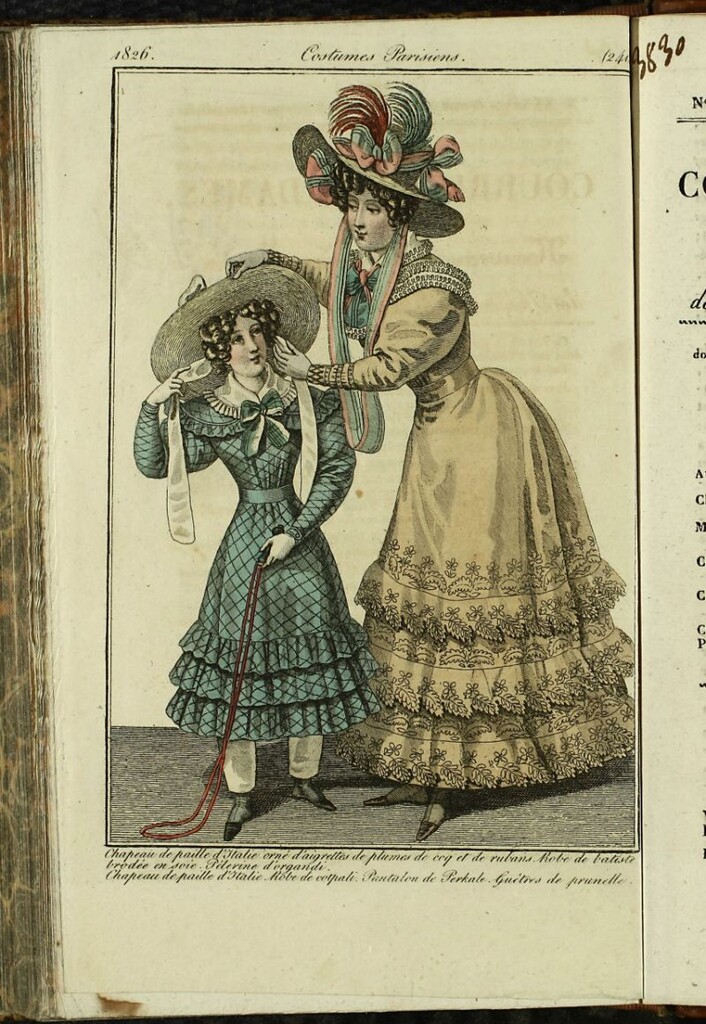 Miniatura de Petit Courrier des Dames : annonces des modes, des nouveautés et des arts del 20 de Junio de 1826.
