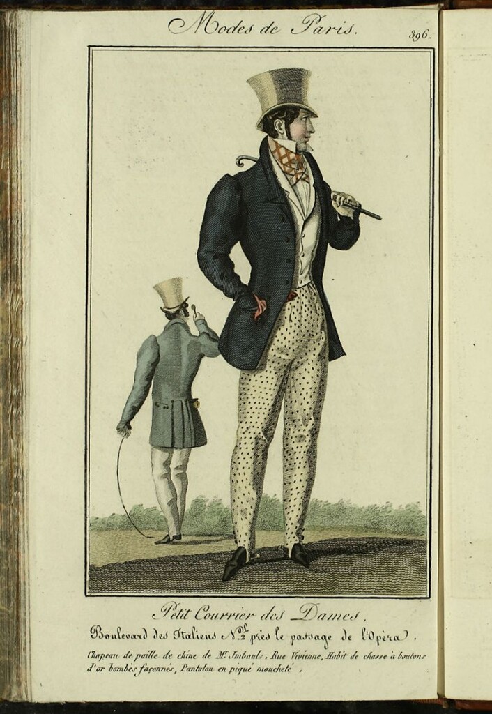Miniatura de Petit Courrier des Dames : annonces des modes, des nouveautés et des arts del 25 de Junio de 1826.