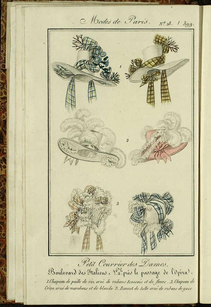 Miniatura de Petit Courrier des Dames : annonces des modes, des nouveautés et des arts del 10 de Julio de 1826.